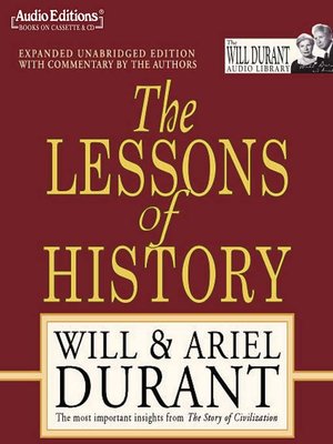 cover image of The Lessons of History